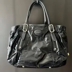 TOD'S ブラック トートバッグ