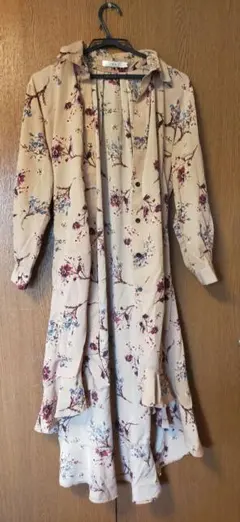 fifth フラワーフィッシュテールシャツワンピース