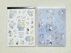 【スヌーピー シール付きA6メモ2冊セット】2025 SPRING 紙モノ