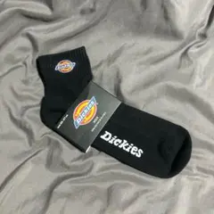 Dickies メンズ ソックス 1足 ブラック 25-27cm
