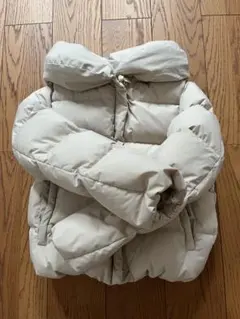 Vis ベージュ ダウンジャケット Mサイズ　クリーニング済み　さらに値下げ❣️