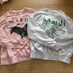 Mardi Mercredi トレーナー 2点セットのサムネイル