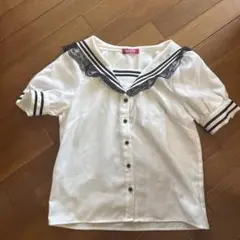 MA*RS セーラーカラー 半袖ブラウス ホワイトのサムネイル
