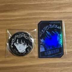 SAKAMOTODAYS ゴールデン缶バッジ 大佛 キャラクターズホロカード