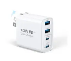 40W急速充電器タイプc 折畳み式/GaNIII技術/超低温PSE技術基準適合