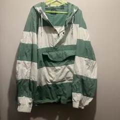 90s GAP ストライプコットンアノラックパーカー