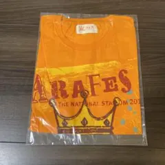 嵐 ARASHI 新品 アラフェス ARAFES 2012 Tシャツ オレンジ