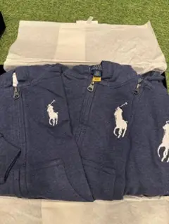 Ralph Lauren ネイビー フルジップパーカー 新品未使用