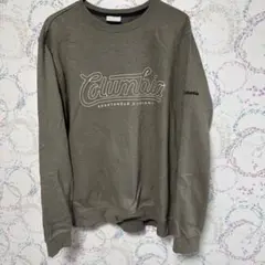 Columbia クルーネック トレーナー オリーブグリーン