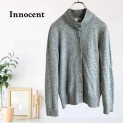 zC1587【M】Innocent カーディガン ハイネック ボタン留めのサムネイル