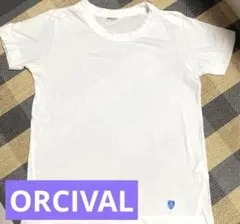 ORCIVAL 半袖　綿Tシャツ　ワッペン付き　一度着用品