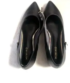 26.5㌢卑弥呼 ストラップパンプス ブラック未使用のサムネイル