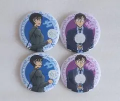 名探偵コナン トムス 花束 缶バッジ 佐藤美和子 高木渉