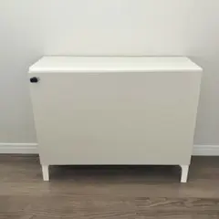 IKEA イケア　ベストー棚　ホワイト×グレージュ　カスタムのサムネイル