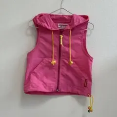 518.ミキハウス フード付きベビーベスト 90