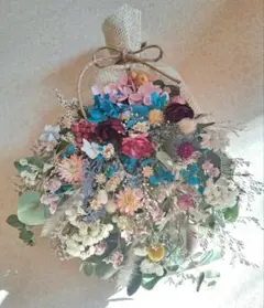 ドライフラワースワッグ