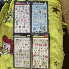 PEANUTS BONBON DROP シール 4種セット