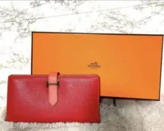★お正月セール★ HERMES ベアンスフレ　バイカラー　長財布