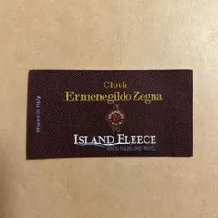 Ermenegildo Zegna 織りネーム ISLAND FLEECE