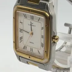 稼働・新品電池】セイコー カデット 7N01-5010 スクエア ローマン