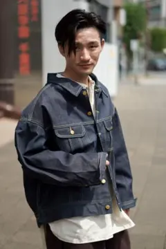 Lee スーパーサイズド　ダークデニムジャケット