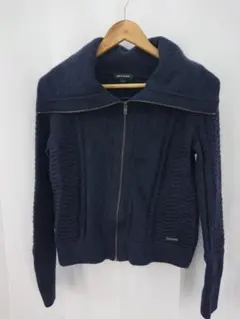 DKNY JEANS ジップアップ ニット ジャケット レディース Sのサムネイル