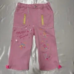 メゾピアノmezzo piano ピンク7分丈パンツ　120cm 平成レトロのサムネイル