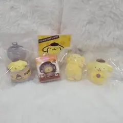 サンリオキャラクターズ ミニチュアチャーム　ポムポムプリン4点セットおまけ付き