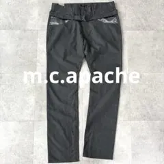 【新品】エムシーアパッシュ 日本製 ハイウエストストライプパンツ スラックス L