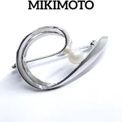 mikimoto✨ミキモト パール ブローチ silver - メルカリ