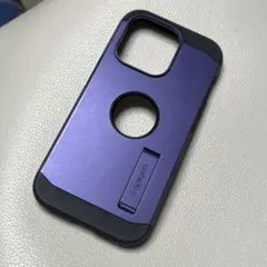 Spigen iPhone 15 Proケース MagSafe対応 パープル