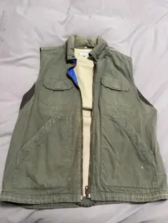 STUSSY オリーブグリーン ベスト Lサイズ