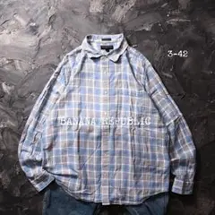 BANANA REPUBLIC ネルシャツ チェック　コットン