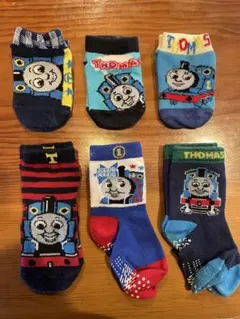 【男の子】トーマス ベビー靴下 6足セット