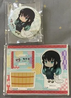 ❌時透無一郎　時透有一郎　母　鬼滅の刃 吾峠呼世晴原画展 クリア キーホルダー 雑貨 時透無一郎＆時透有一郎＆母親 「鬼滅の刃 吾峠呼世晴原画