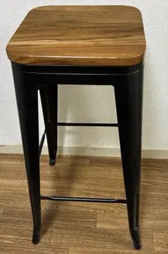カウンターチェア　黒　座面高さ76cm