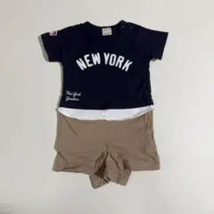 petit main New York Yankees ロンパース 70
