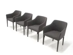 展示品　タイムアンドスタイル　ダイニングチェア　4脚セット　カフェ　モダン