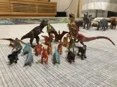 アニア恐竜　4体　＋おまけ(恐竜ミニフィギュア)