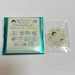 ちびまる子ちゃん クレヨンしんちゃん おきらく商店 アクリルステッカー
