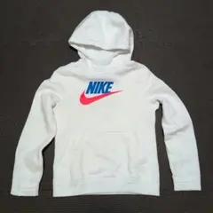 NIKE フード付きパーカー ホワイト140cm