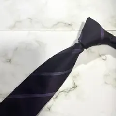 美品✨激シブ　BURBERRY BLACK LABEL バーバリー　ナロータイ