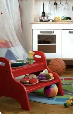 IKEA TROGEN スツール 赤　802.017.35