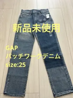 GAPパッチワークストレッチデニム新品未使用タグ付きのサムネイル