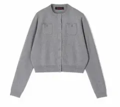 CABaN コットンカシミヤ クルーネックカーディガン