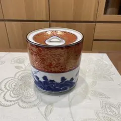 陶器、古美術白磁染付、重箱 K様専用！骨董品 染付 重箱 三段重 丸型 陶器 お重 福 - メルカリ