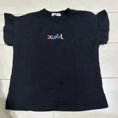 【xgirl 】フリル袖 Tシャツ 130