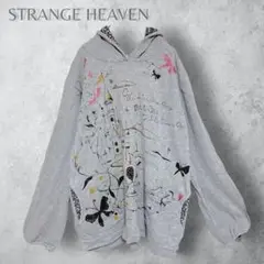 【STRANGE HEAVEN ストレンジヘブン】　パーカー　プリント　花柄