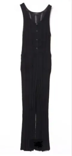 JEANASIS ブラック サロペット