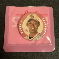 【匿名配送】福岡ソフトバンクホークス 今宮健太 選手　ピンクフルデー　缶バッジのサムネイル